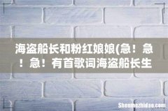 急！急！急！有首歌词海盗船长生日快乐，红娘娘生日快乐，谁知道这首歌叫什么，麻烦告诉