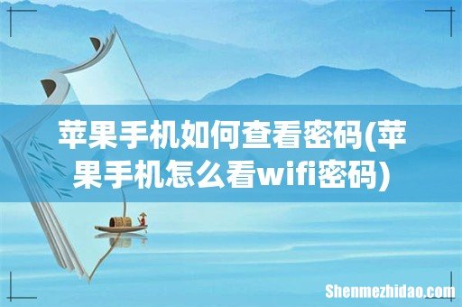 苹果手机怎么看wifi密码 苹果手机如何查看密码