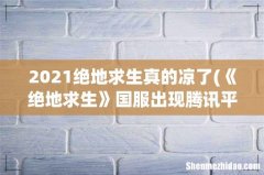《绝地求生》国服出现腾讯平台下载 吃鸡国服终于上线有望 2021绝地求生真的凉了