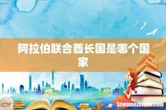 阿拉伯联合酋长国是哪个国家