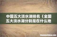 全国五大淡水湖分别是在什么地方 中国五大淡水湖排名