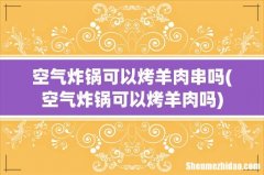 空气炸锅可以烤羊肉吗 空气炸锅可以烤羊肉串吗