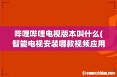智能电视安装哪款视频应用TV版比较好啊？ 哔哩哔哩电视版本叫什么