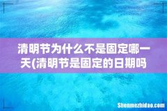 清明节是固定的日期吗 清明节为什么不是固定哪一天