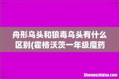 霍格沃茨一年级魔药课都教了什么 舟形乌头和狼毒乌头有什么区别