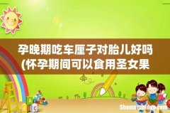 怀孕期间可以食用圣女果和车厘子吗？ 孕晚期吃车厘子对胎儿好吗