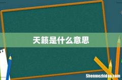 天籁是什么意思