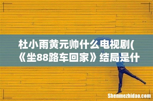《坐88路车回家》结局是什么？ 杜小雨黄元帅什么电视剧