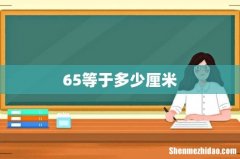 65等于多少厘米