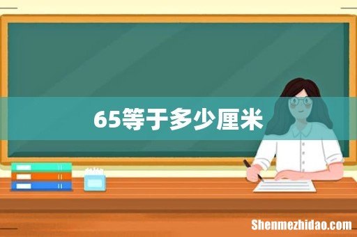 65等于多少厘米