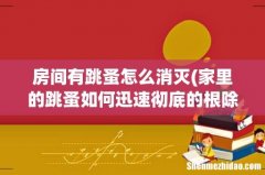 家里的跳蚤如何迅速彻底的根除？ 房间有跳蚤怎么消灭