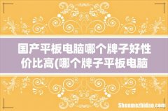 哪个牌子平板电脑好 国产平板电脑哪个牌子好性价比高