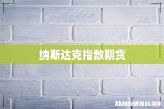纳斯达克指数期货