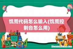 饥荒控制台怎么用 饥荒代码怎么输入