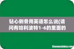 请问有哈利波特1-6的里面的全部咒语的英文和怎么读 钻心剜骨用英语怎么说
