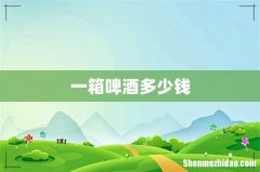 一箱啤酒多少钱