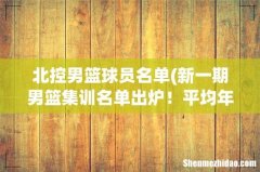 新一期男篮集训名单出炉！平均年龄20岁，第一次出现混血球员 北控男篮球员名单