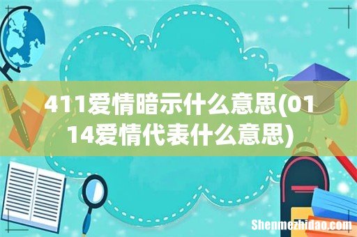 0114爱情代表什么意思 411爱情暗示什么意思
