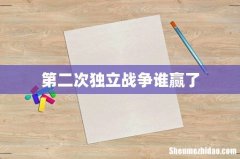 第二次独立战争谁赢了