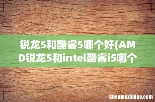 AMD锐龙5和intel酷睿i5哪个好 锐龙5和酷睿5哪个好