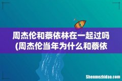 周杰伦当年为什么和蔡依林分手？ 周杰伦和蔡依林在一起过吗