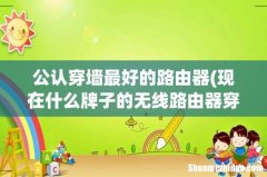 现在什么牌子的无线路由器穿墙信号最好，具体哪一款。。。 公认穿墙最好的路由器
