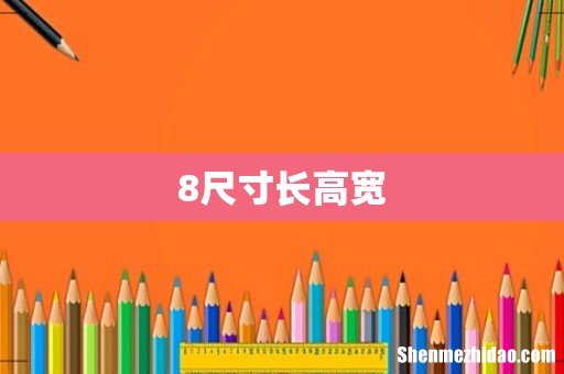 8尺寸长高宽