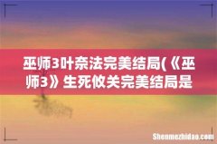 《巫师3》生死攸关完美结局是什么- 巫师3叶奈法完美结局
