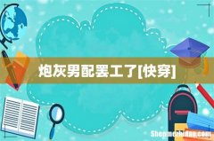 炮灰男配罢工了[快穿]