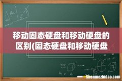 固态硬盘和移动硬盘有什么不同，使用效果又有什么不同？ 移动固态硬盘和移动硬盘的区别
