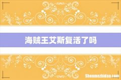 海贼王艾斯复活了吗