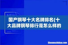 十大品牌钢琴排行是怎么样的？ 国产钢琴十大名牌排名