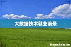 大数据技术就业前景