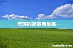 流苏的寓意和象征