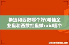 希捷企业盘和西数红盘做raid哪个好 希捷和西数哪个好