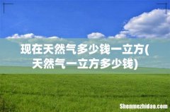 天然气一立方多少钱 现在天然气多少钱一立方