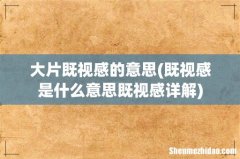 既视感是什么意思既视感详解 大片既视感的意思