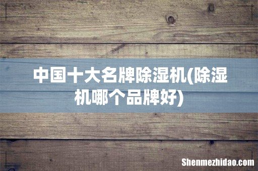 除湿机哪个品牌好 中国十大名牌除湿机