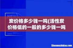 活性炭价格低的一般的多少钱一吨，活性炭合理价位是多少？ 炭价格多少钱一吨