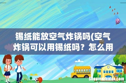 空气炸锅可以用锡纸吗?怎么用? 锡纸能放空气炸锅吗