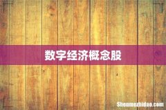 数字经济概念股