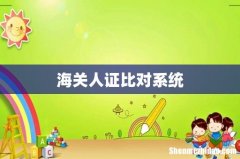 海关人证比对系统
