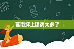 莒南坪上镇鸡太多了