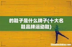 十大名鞋品牌运动鞋 的鞋子是什么牌子