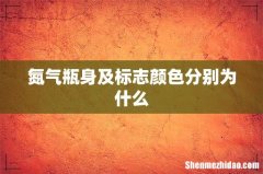氮气瓶身及标志颜色分别为什么