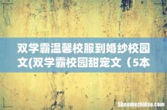 双学霸校园甜宠文 5本超甜的双学霸文 双学霸温馨校服到婚纱校园文