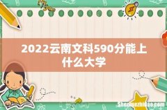 2022云南文科590分能上什么大学