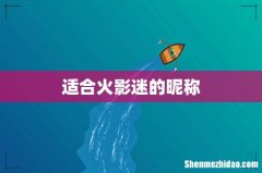 适合火影迷的昵称