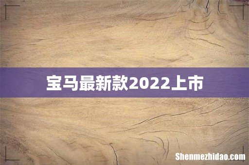 宝马最新款2022上市