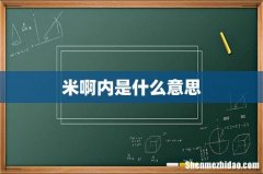 米啊内是什么意思